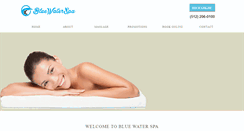 Desktop Screenshot of bluewaterspaaustin.com
